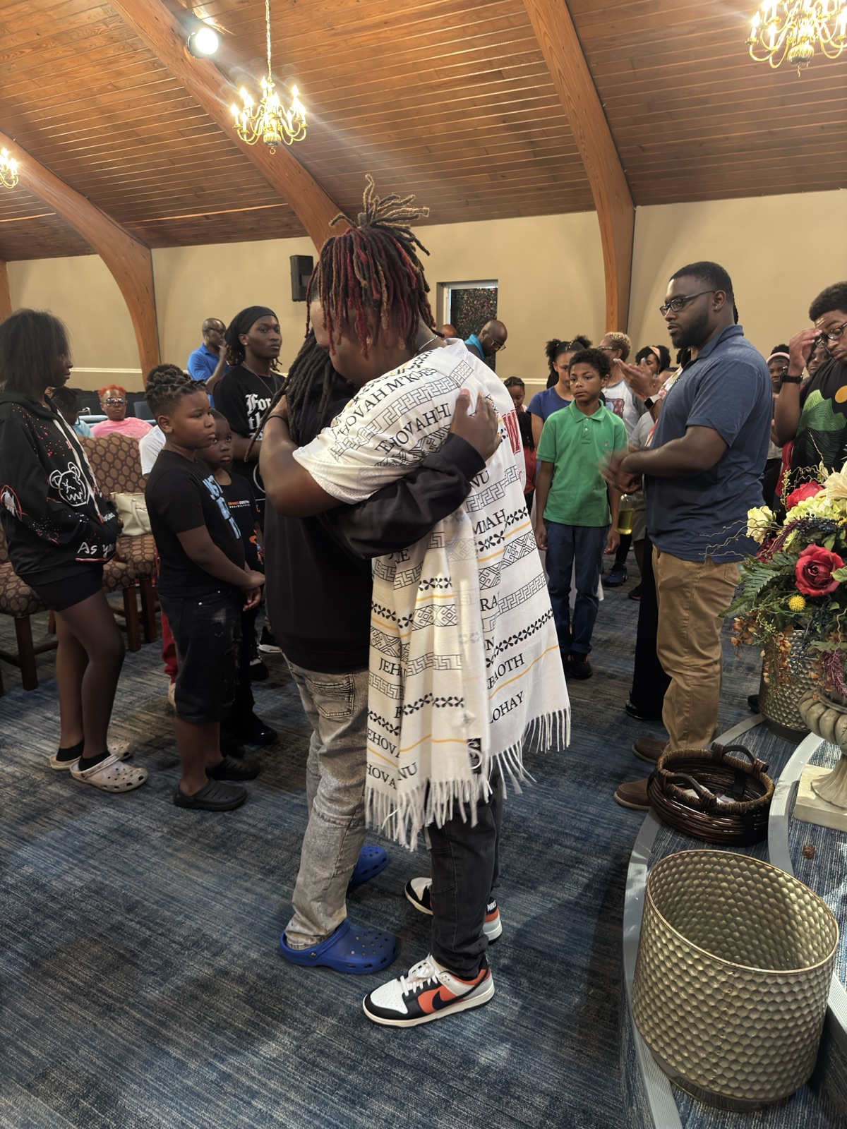 Members of the Victory Life community gathered together